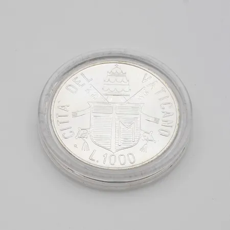 Juhlaraha, 1000 Lire - Ioannes Paulus II, 835,  Paino: 14,6 g