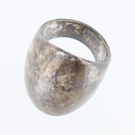 Sormus, Kaunis Koru , käytön jälkiä, koko 16½, 925,  Paino: 14,5 g