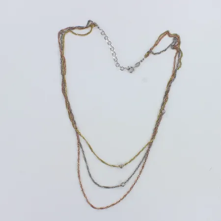 Kaulakoru, pituus 42-46.5cm, 925,  Paino: 6,5 g