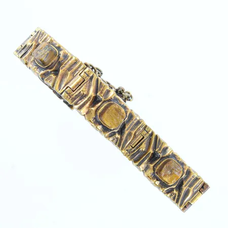 Rannekoru kivillä, Kelo, design P.Sarpaneva, pituus 190mm, pronssia 