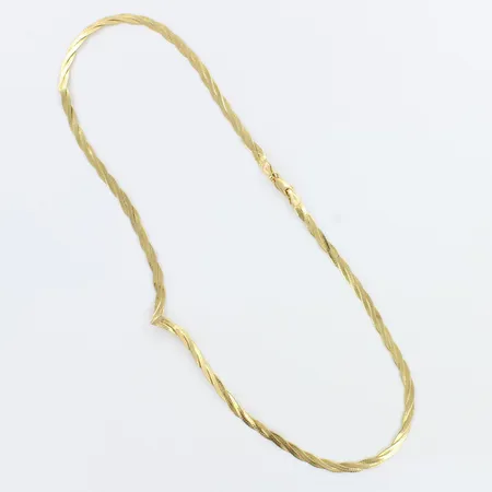 Kaulakoru, pituus 46cm, 585,  Paino: 8,2 g