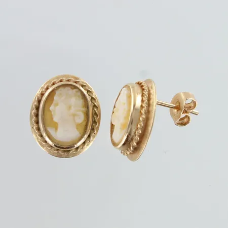 Came-korvakorut, korkeus 13mm, 585br,  Paino: 2,1 g