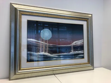 Öljyärimaalaus, Risto Helin, signeerattu Risto Helin, mitat kehysten kanssa 60x80cm, ilman kehyksiä 34x55cm. Ei lähetetä