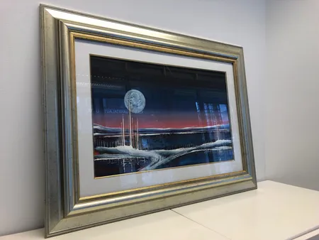 Öljyärimaalaus, Risto Helin, signeerattu Risto Helin, mitat kehysten kanssa 60x80cm, ilman kehyksiä 34x55cm.  Ei lähetetä