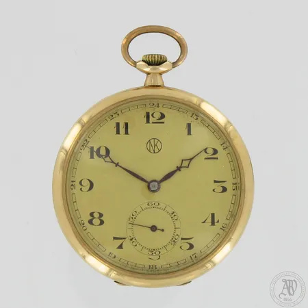 Kultataskukello NK, mekaaninen, Ø 48mm, välikuori metallia, 585br,  Paino: 60,1 g