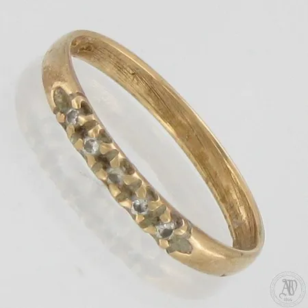 Timanttisormus 5xn.0.005ct, koko 18½, 585,  Paino: 1,7 g
