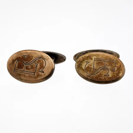 Kalvosinnapit, kaiverrettu, mitat 20x13mm, 835,  Paino: 8,4 g
