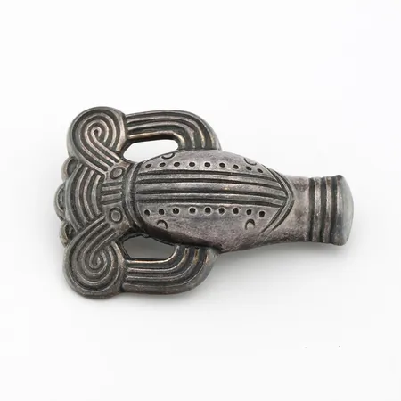 Rintaneula, Kalevala Koru, Krapusolki, leveys 41mm, 925,  Paino: 8,6 g