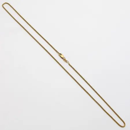 Kaulaketju, pituus 45cm, leveys 1,1mm, 585,  Paino: 3,6 g