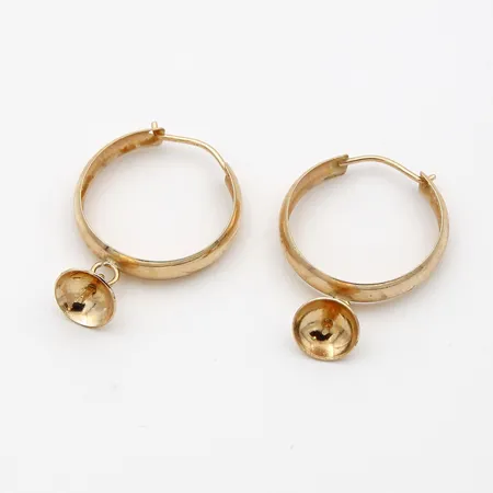 Korvakorut, korkeus 21mm, 585,  Paino: 0,8 g