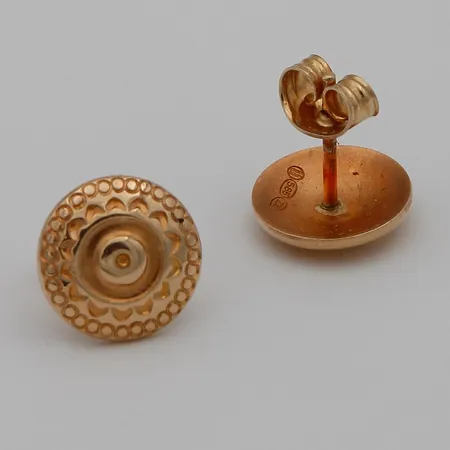 Korvakorut, Kalevala Koru - 1225, Ø 11mm, 585,  Paino: 3,5 g
