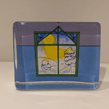 Lasikortti, Iittala, Heljä Liukko-Sundström, korkeus 75mm, 