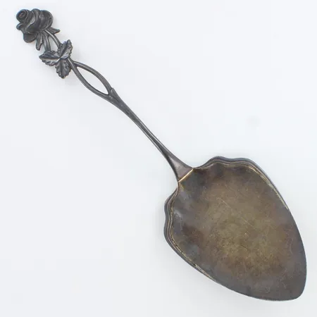 Kakkulapio, Ruusu, kaiverrettu, käytön jälkiä, pituus 184mm, 813h,  Paino: 26,9 g