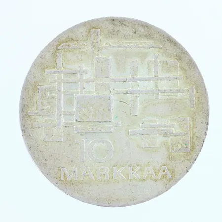 Juhlaraha, Suomen itsenäisyyden kunniaksi 1917-1967, nimellisarvo 10mk, 900, Paino: 24 g