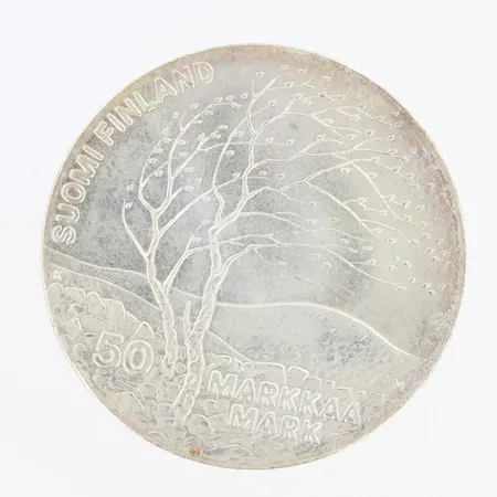 Juhlaraha, Yleisurheilun MM 1983, nimellisarvo 50mk, 500,  Paino: 21,9 g