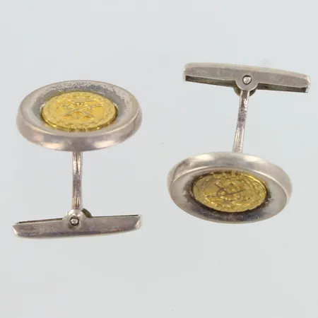 Kalvosinnapit, kaiverrettu, Ø19mm, 830br,  Paino: 15,5 g