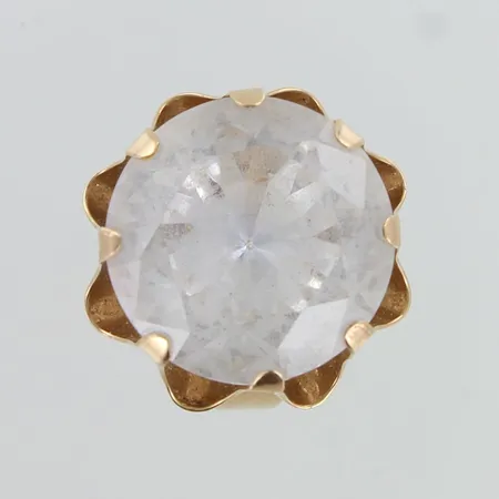 Kivisormus, käytön jälkiä, kaiverrettu, koko 16, 585br,   Paino: 5,8 g