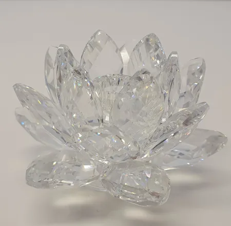 Kristallikoriste, Lumpeenkukka, Swarovski, korkeus 45mm