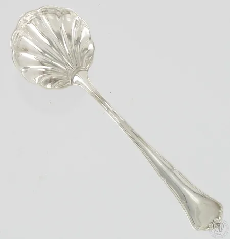 Sokerilusikka, Chippendale, pituus 117mm, 830,  Paino: 16,1 g