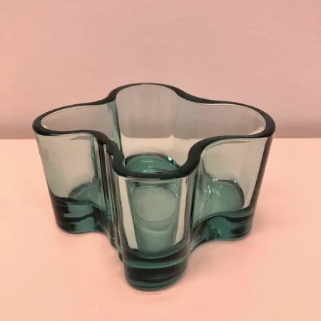 Tuikkulyhty Aalto, Iittala, korkeus 55mm, turkoosi