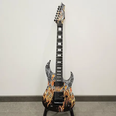 Sähkökitara, Dean, Michael Angelo Batio "MAB7", made in korea, sr. US13041072, kovakantolaukku