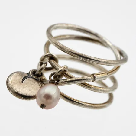 Helmisormus Kalevala Koru, Vanamo, koko 16¼, 925br,  Paino: 5,4 g