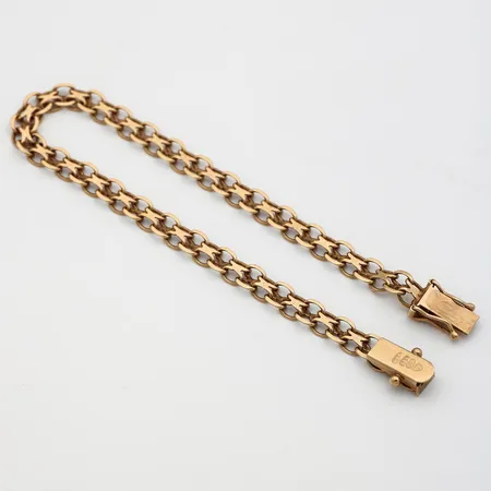 X-lenkkiranneketju, pituus 185mm ja leveys 5mm, 585,  Paino: 6,4 g