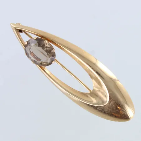 Kivirintaneula, käytön jälkiä, leveys 47mm, 585br,  Paino: 2,6 g