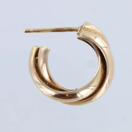 Korvakoru, tausta puuttuu, käytön jälkiä, korkeus 16mm, 585,  Paino: 1,8 g