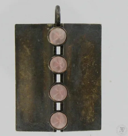 Kiviriipus, korkeus 35mm, leveys 25mm, valmistettu 1964, Turku, Kupittaan Kulta, 813br,  Paino: 11,8 g