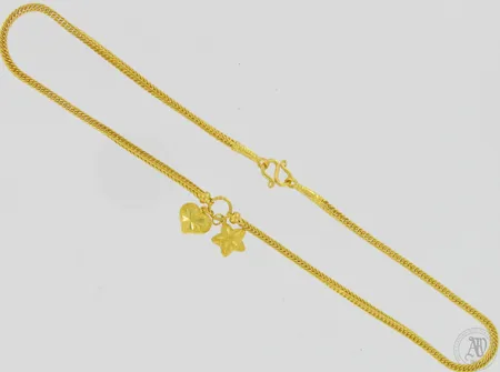 Kaulakoru, pituus 43cm, leveys 3mm, korkeus 20mm, 965,  Paino: 15,1 g