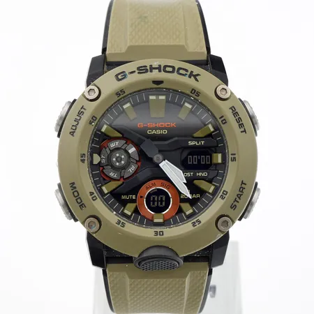 Rannekello, Casio, G-Shock, GA-2000/5590, quartz, maali roiskeita, rungon Ø 45mm