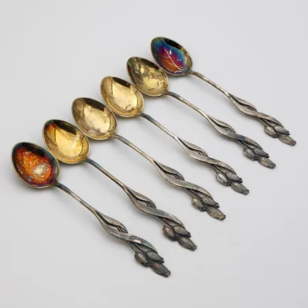 Kuusi kahvilusikkaa, Tulppaani, pituus 120mm, 813, Paino: 63,1 g