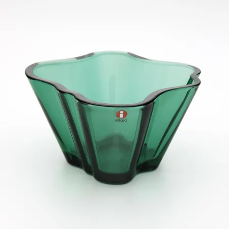 Aalto-malja, Iittala emerald-smaragdi, korkeus 75mm