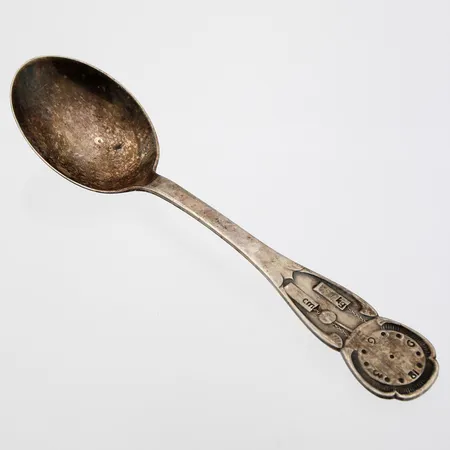 Kummilusikka, kaiverrettu, pituus 142mm, 830, Paino: 27,3 g