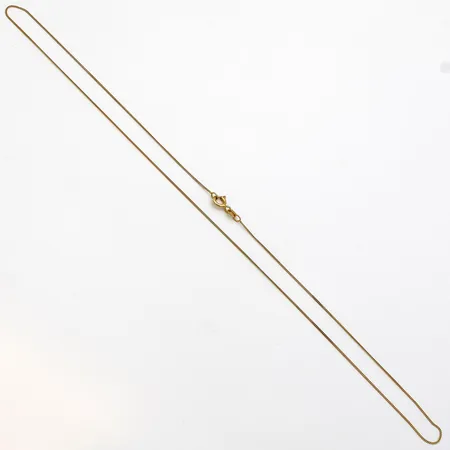 Panssarikaulaketju, pituus 50cm, leveys 0,8mm, 585,  Paino: 1,2 g