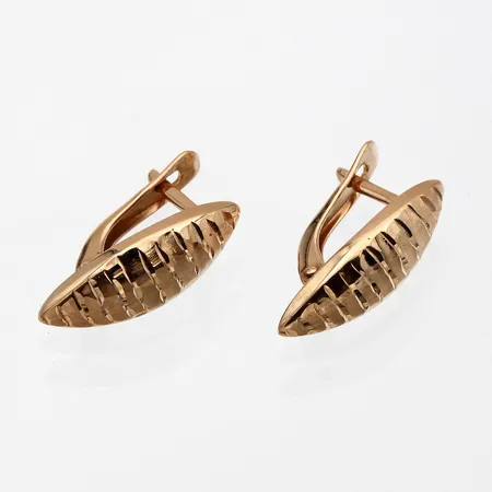 Korvakorut, korkeus 17mm, 585,  Paino: 1,8 g