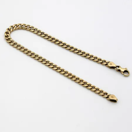Panssariranneketju, pituus 195mm, leveys 4,1mm, ontto, 585,  Paino: 4,3 g