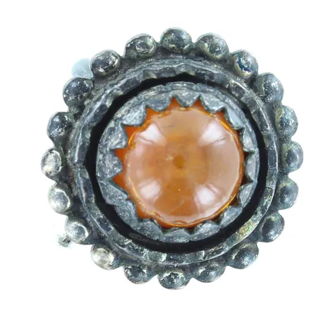 Kivisormus, käytön jälkiä, koko 16¼, 875br,  Paino: 7,6 g