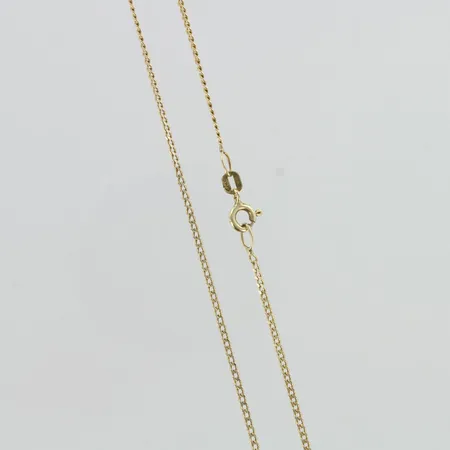 Panssarikaulaketju, käytön jälkiä, pituus 69.5cm, 585,  Paino: 4,2 g