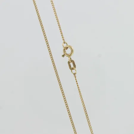 Panssarikaulaketju, käytön jälkiä, pituus 54cm, 585,  Paino: 2,4 g
