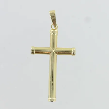 Ristiriipus, käytön jälkiä, korkeus 38mm, 585,  Paino: 1,2 g
