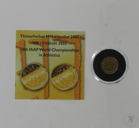 Juhlaraha Yleisurheilun MM-kilpailut 2005, 20 euroa, 900,  Paino: 1,7 g