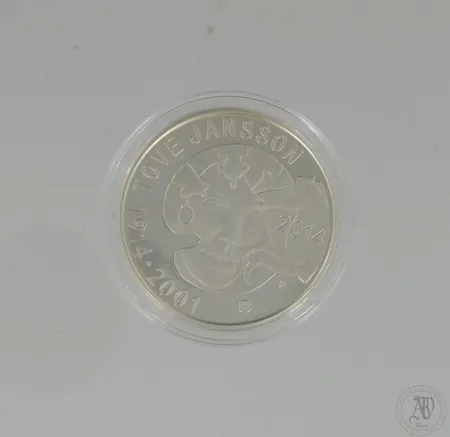 Hopeinen juhlaraha, Tove Jansson 2014, 925,  Paino: 25,5 g