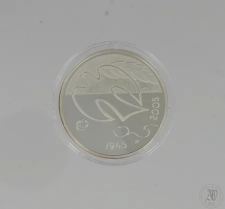 Hopeinen juhlaraha, 60 Rauhan vuotta, 10 euroa, 925, Paino: 25,5 g