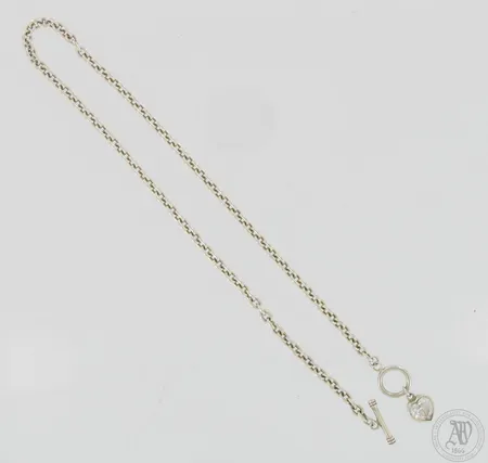 Kaulaketju kiviriipuksella, pituus 43cm, riipuksen korkeus 18mm, 925br,  Paino: 24,2 g