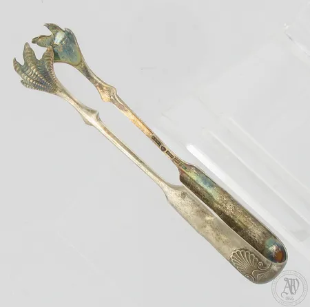 Vialliset sokeripihdit, Musla, pituus 115mm, kaiverrettu, 813, Paino: 16,5 g