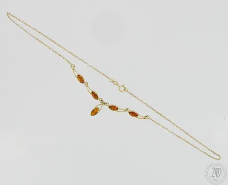 Meripihka-kaulakoru, pituus 43cm, 585br,  Paino: 5,2 g