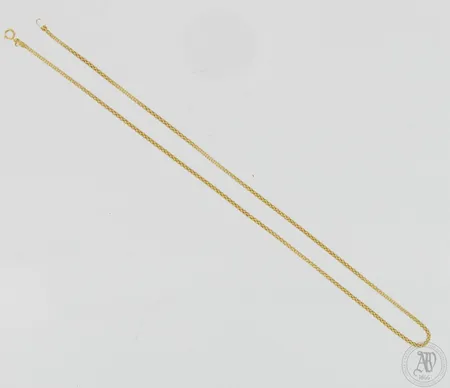 Kaulaketju, pituus 40,5cm, leveys 2mm, 750,  Paino: 3,2 g