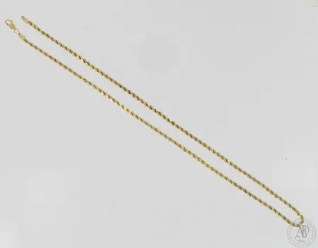 Cordell-kaulaketju, pituus 51cm, leveys 3mm, 585,  Paino: 6,9 g